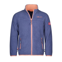 Детская флисовая куртка Oppdal XT лотос синий/коралловый TROLLKIDS, цвет orange