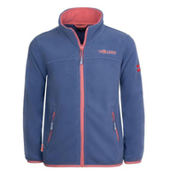 Детская флисовая куртка Oppdal XT пыльно-синий/антик-розовый TROLLKIDS, цвет grau