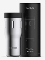 Термокружка вакуумная для напитков Tumbler BOBBER, 470 мл, Серебряный bobber