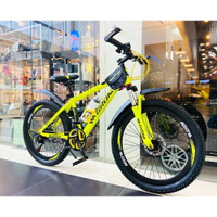 Горный велосипед для подростка GROM, городской, 24 дюймов / скоростной, спортивный велик для подростков желтый Grom