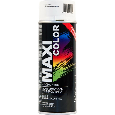 Эмаль-аэрозоль Maxi Color 9003mMX