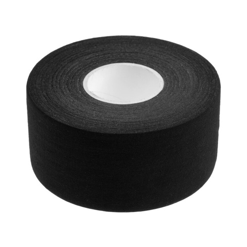 Лента клейкая тундра, тканевая, хоккейная, черная, 300 мкм, 48 мм х 25 м TUNDRA