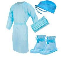 Комплект одежды хирургический №1 - КОХ №1 в составе: халат 140 см, р-р 52-54