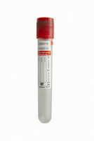 Пробирка вакуумная с красной крышкой, с наклейкой.(активатор свертывания крови), 16х100, 9 мл