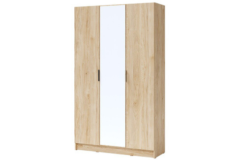 Шкаф 3-дверный с зеркалом Hoff Лофт