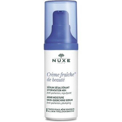 Creme Fraiche De Beaute 48-часовая увлажняющая сыворотка для увлажнения кожи, 30 мл, Nuxe