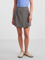 Трапециевидная юбка стандартного кроя Pieces, серый