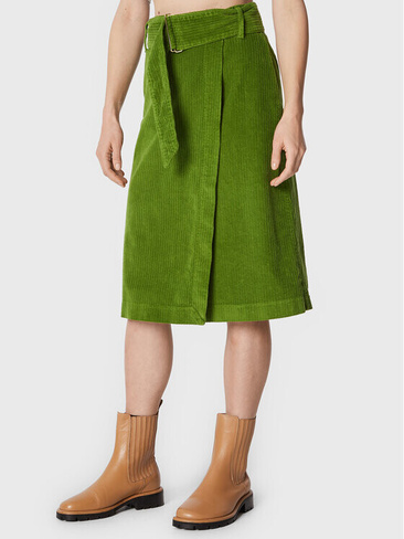 Трапециевидная юбка стандартного кроя United Colors Of Benetton, зеленый