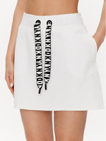 Трапециевидная юбка классического кроя Dkny Sport, белый