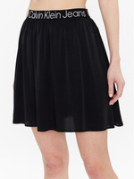 Трапециевидная юбка стандартного кроя Calvin Klein, черный