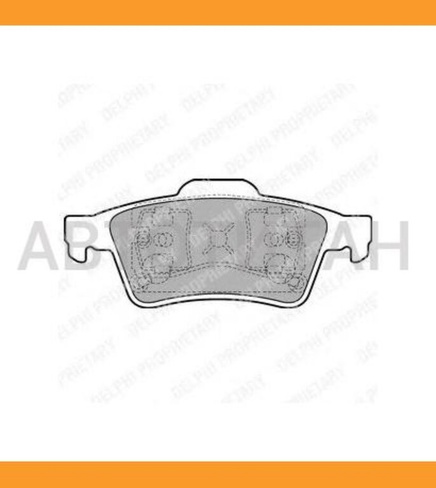 Колодки зад BD6302 Delfi 23482 Nissan