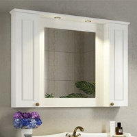 Зеркало-шкаф Палермо-120 белый глянец