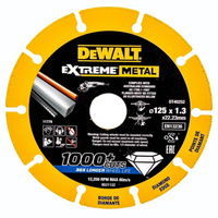 Алмазный диск по металлу DeWalt DT40252 (125х22.2x1.3x10 мм) Диск алмазный dewalt