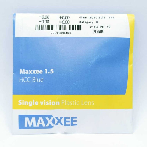 Очковая линза Maxxee SP 1.55 Hard Clean Coated