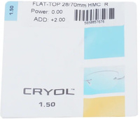 Очковая линза Cryol Flattop HMC