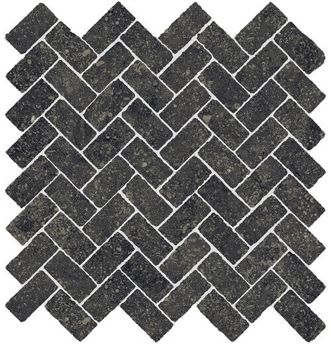 Мозаика Italon Room Black Mosaico Cross 300х300