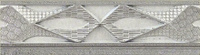 Керамическая плитка Torso Plata Cenefa 7x25