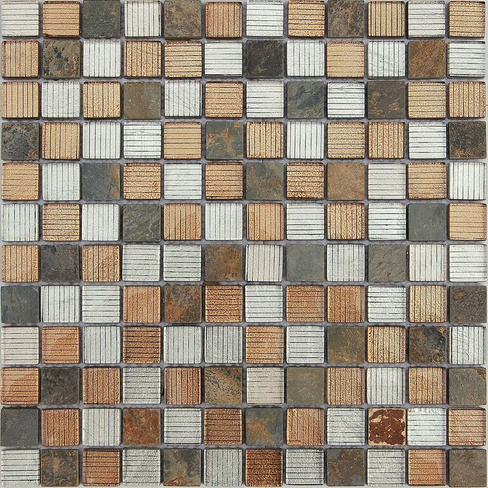 Мозаика Naturelle - Alcantara Ruggine 29.8x29.8 Naturelle 8 mm
