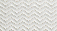 Керамогранит 3d White Chevron Glitter Matt 30.5x56 3D White