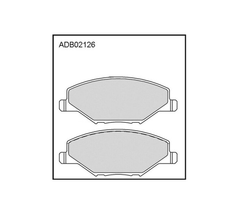 Колодки перед ADB02126 Polo седан 1,6