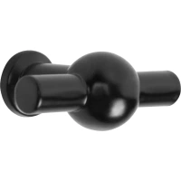 Ручка-кнопка мебельная K-1140, цвет матовый черный KERRON Ручка-кнопка Черный