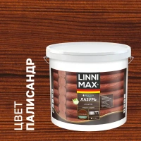 Лазурь для дерева Linnimax полуматовая палисандр 9 л LINNIMAX Декоративно-защитый антисептик