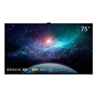 Телевизор SONY Bravia XR-75Z9K, 75", 8К, Mini LED, 120 Гц, титановый серебристый Sony