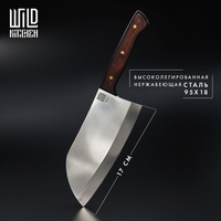 Нож - топорик средний wild kitchen, сталь 95×18, лезвие 17 см Wild Kitchen