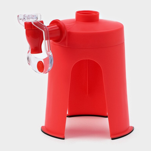 Дозатор для газированных напитков, 16,5×12,5×16,5 см, цвет красный No brand