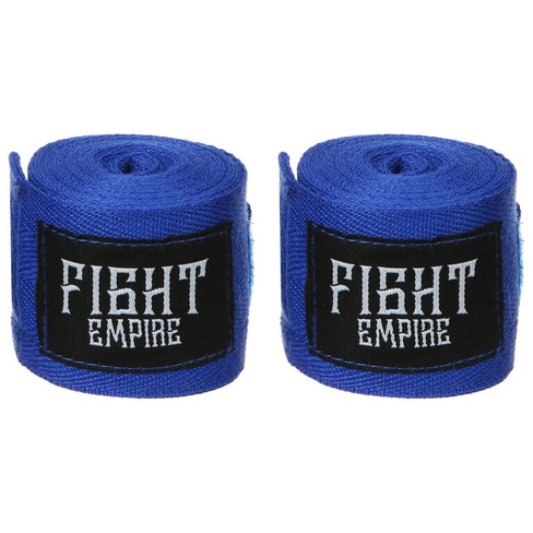 Бинт боксерский fight empire 3 м, цвет синий FIGHT EMPIRE