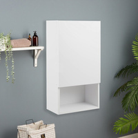 Шкаф для ванной комнаты навесной, левый, белый, 40 х 75 х 23 см No brand