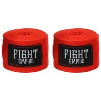 Бинт боксерский fight empire 4 м, цвет красный FIGHT EMPIRE