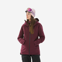 Лыжная куртка женская для фрирайда - FR100 бордо WEDZE, цвет braun