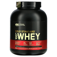 Optimum Nutrition Gold Standard 100% сывороточный протеин кофе 5 фунтов (2,27 кг)