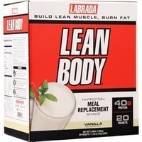 Labrada Nutrition Lean Body - Коктейль для замены высокопротеиновой пищи - Ваниль 20 шт.
