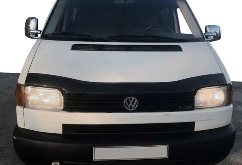 Дефлектор капота VIP косые фары пластик VW T4