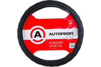 Оплётка руля Автопрофи AP-265 BK M