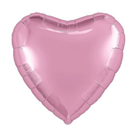 Набор фольгированных шаров 19' 'Сердца', мистик фламинго, 25 шт.