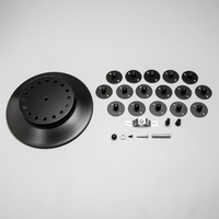 Комплект для светильника 'Паук-16' черный 25х25х4см