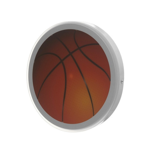 Бра 'Мяч баскетбольный' LED 36Вт белый d.30 см